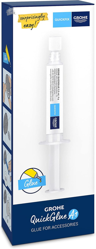 Quickglue A1, Single Syringe for Accessories With Single Fixing Point, Temp