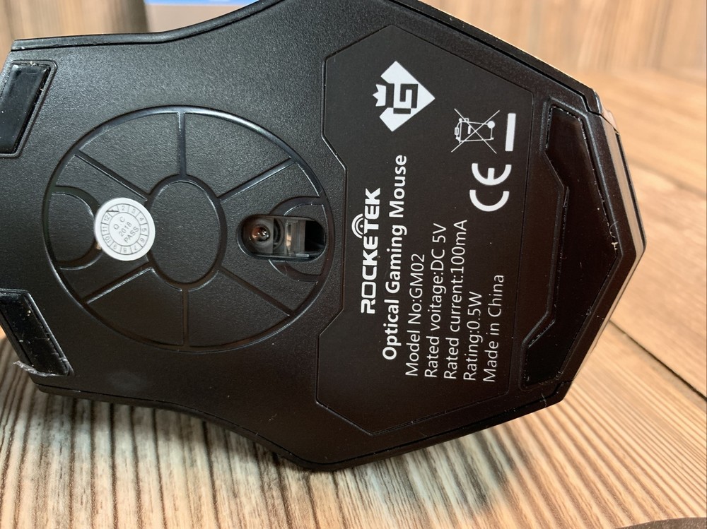 Rocketek Gaming Mouse GM02 Optimal Gaming Mouse Open Box