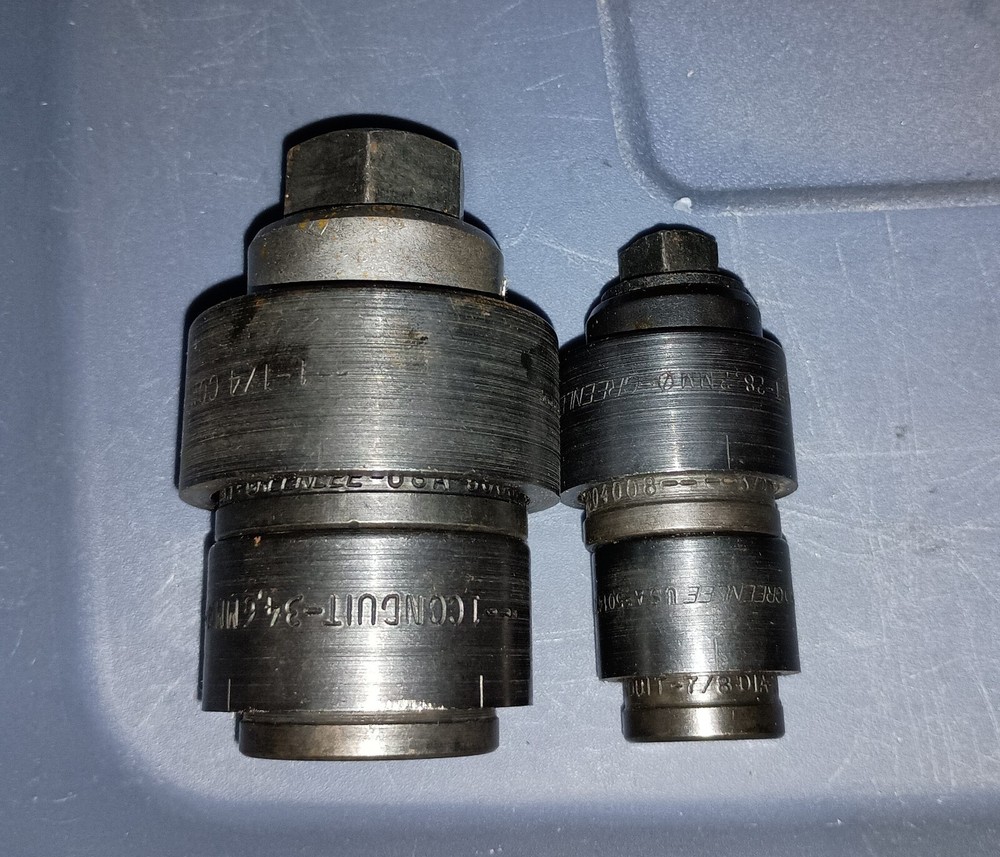 Greenlee 735BB Knockout Punch Set With Leather Case