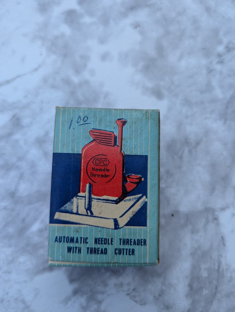 Vintage The CPC Automatic Needle Threader w/ instructions NOS (1)