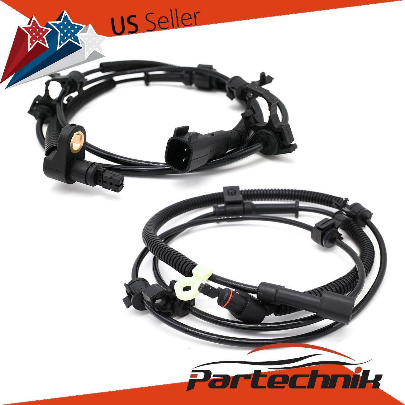 Fit 2002-2007 Jeep Liberty 2.8L 3.7L Set 2 ABS Wheel Speed Sensor 52128695AA