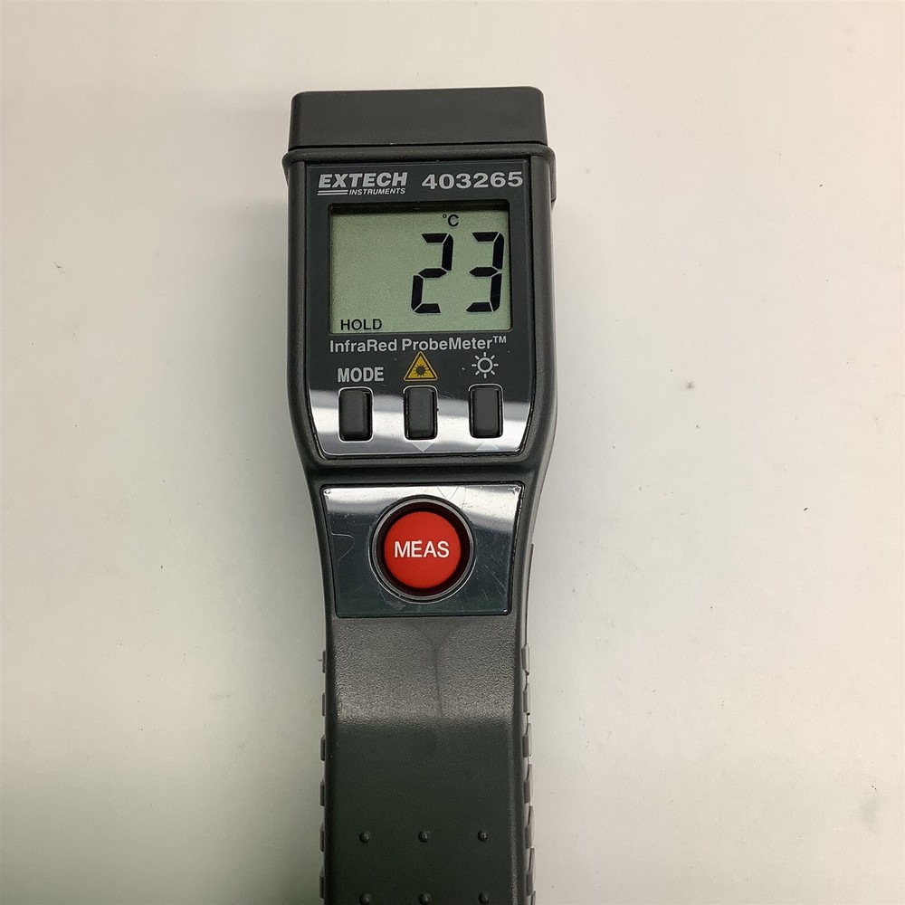 Used Nice Extech 403265 High Temperature IR Probe Meter W/ Pouch U9-1
