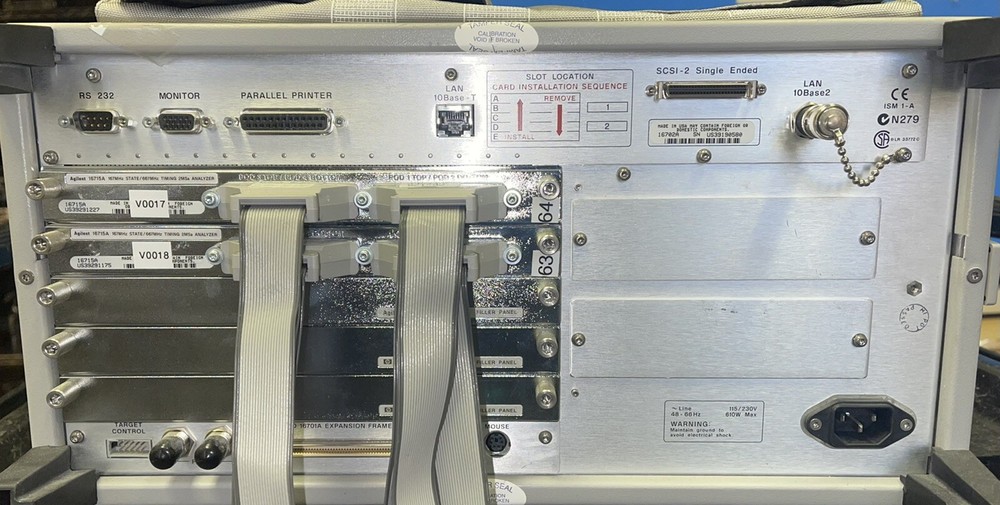 HP Hewlett-Packard LOGIC ANALYSIS SYSTEM 16702A