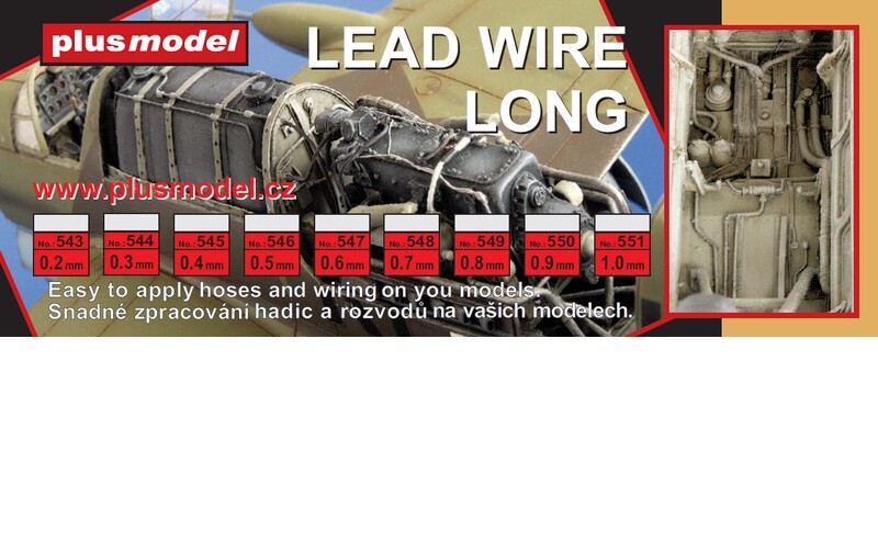 Plus Model Lead Wire (diameter: 0.8mm, length: 240mm)