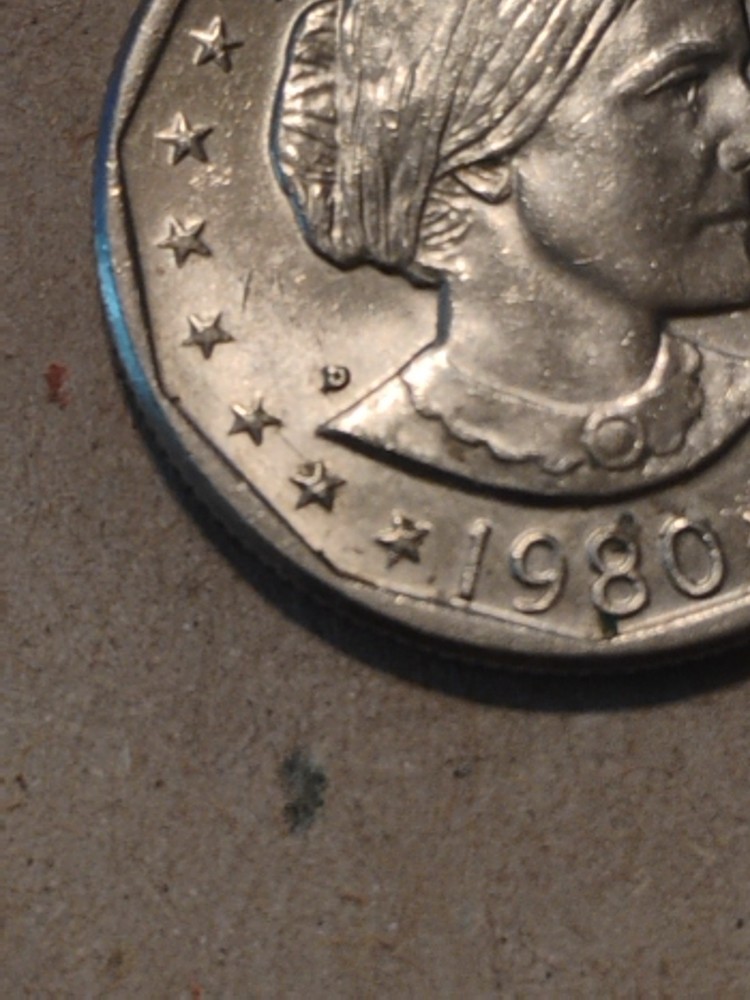 1980 D Susan B. Anthony Dollar Circulated