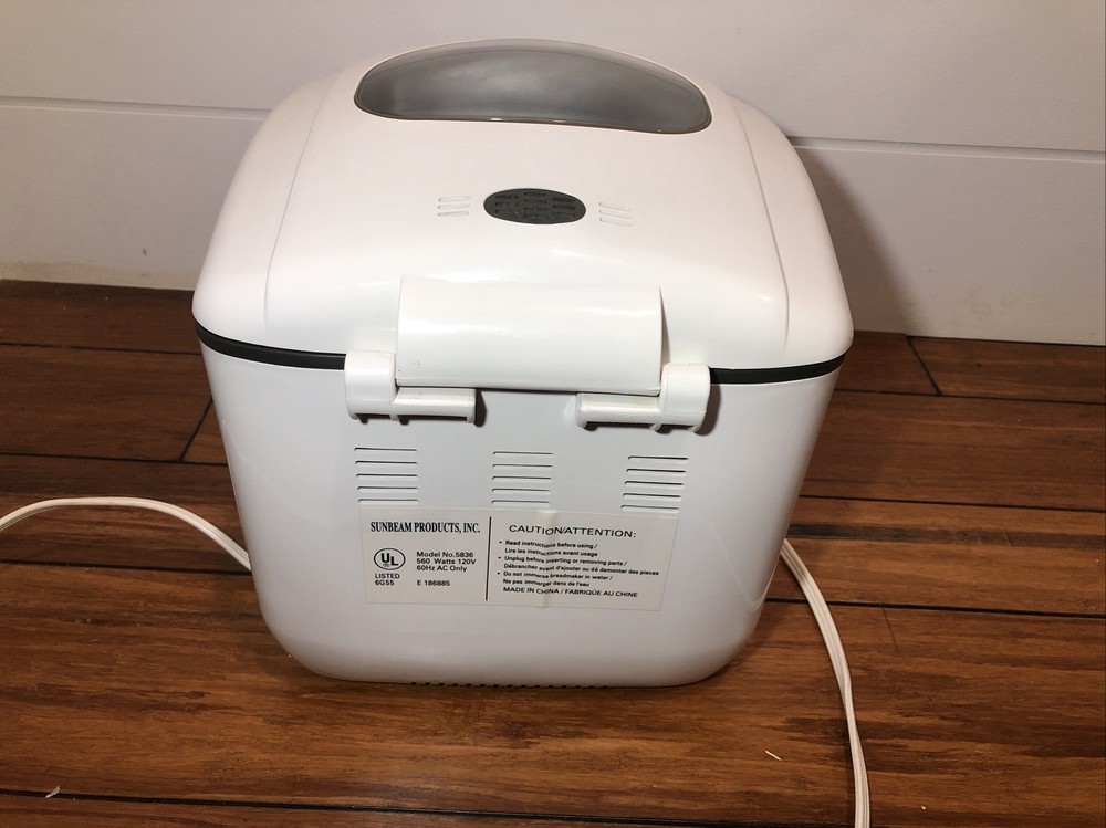 Breadmaker Oster Sunbeam Inspire Expressbake Bread Machine 5836 Tested
