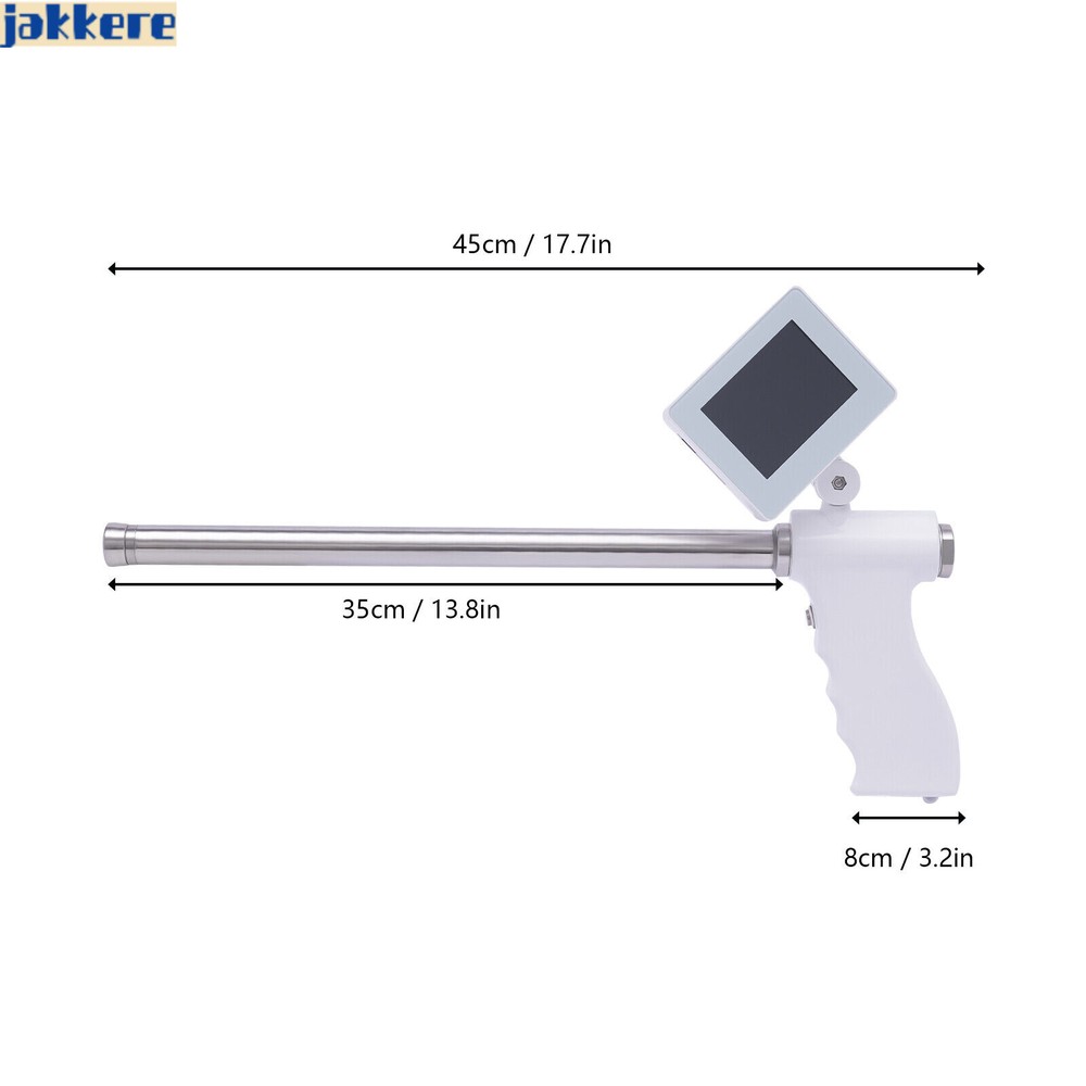 NEW Visual Artificial Insemination Gun Cow Kit Camera with 360 Adjustable Screen