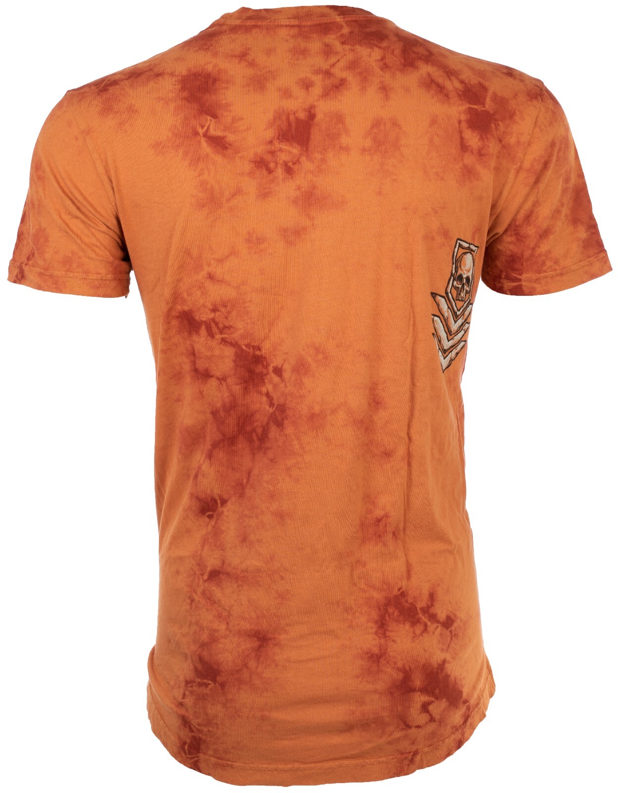 Affliction Value Chalkboard Eagle Orange Slim Fit Y2K T-Shirt