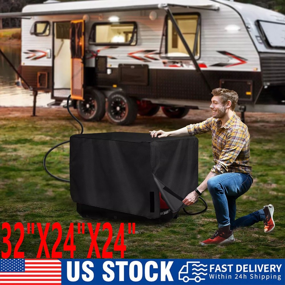 Generator Cover While Running Heavy Rain Universal Waterproof Dustproof Protect