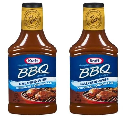 Kraft BBQ Sauce, Light, 455mL (2 Pack)