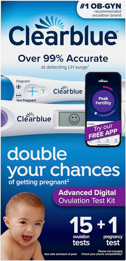 Advanced Digital Ovulation Test Kit, 16 Count