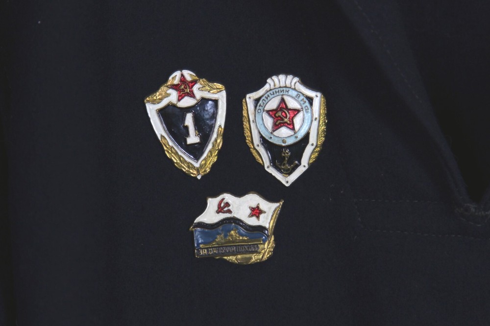 Soviet sailor uniform Soviet Navy Red army USSR Sergeant