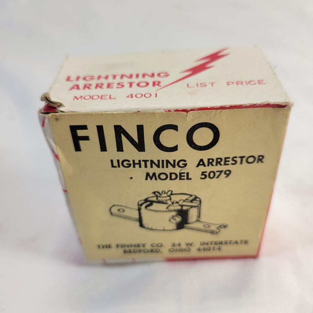 Vintage FINCO Model 5709 TV Lightning Arrestor