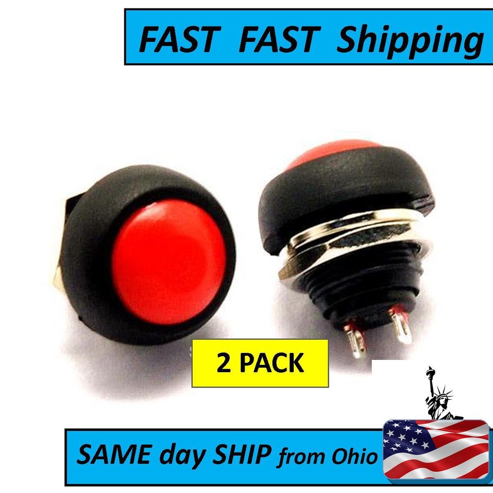 2 PACK /// mini round horn switch