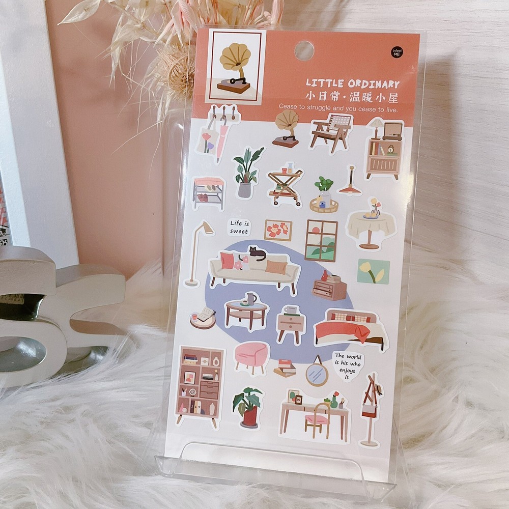 Little Ordinary Home Stickers | 1 Sheet