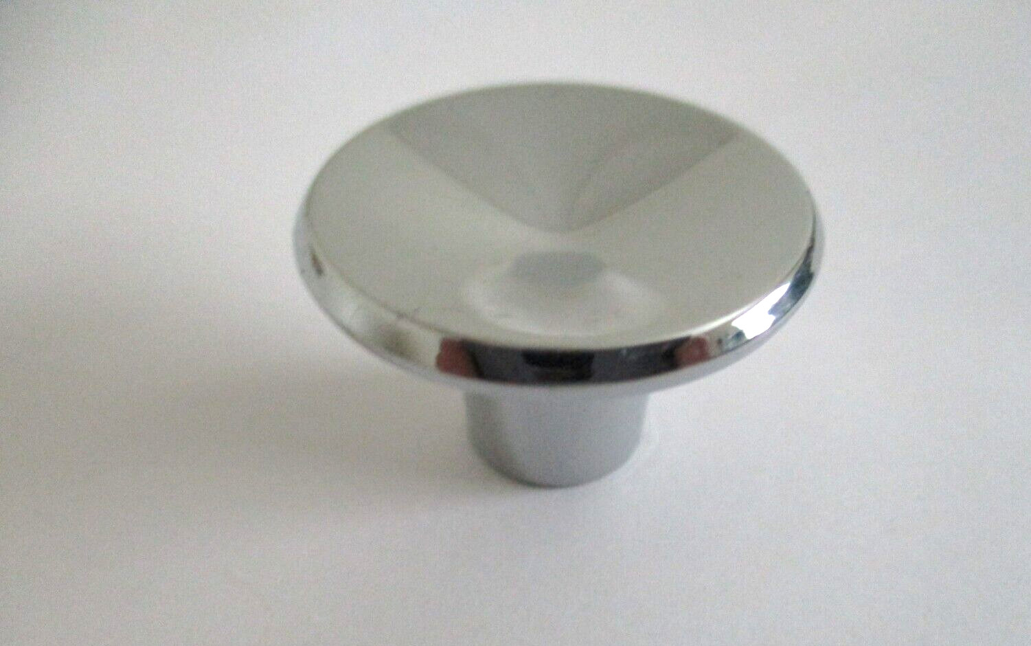 8 New Chrome Round Concave Knob Pull Drawer Cabinet 1”