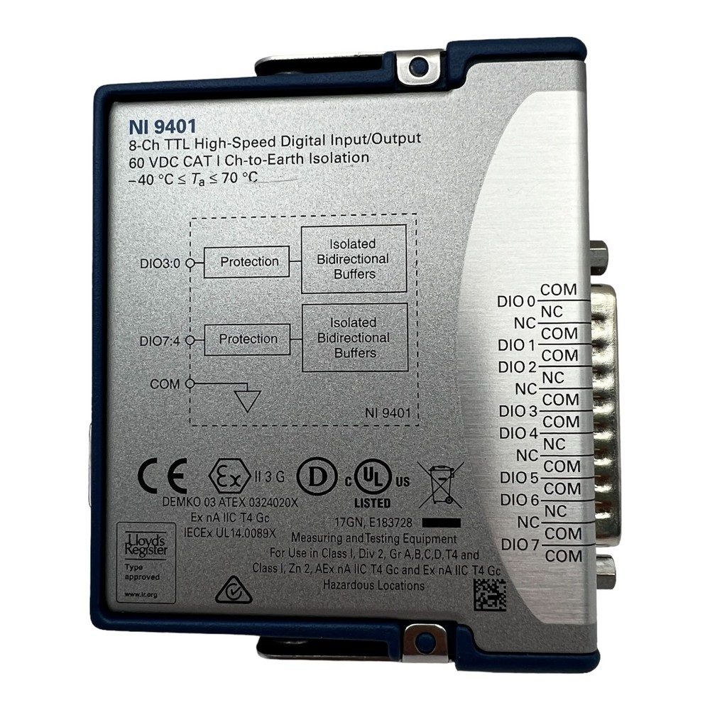 National Instruments NI 9401 8CH TTL High-speed Digital Input/output Module