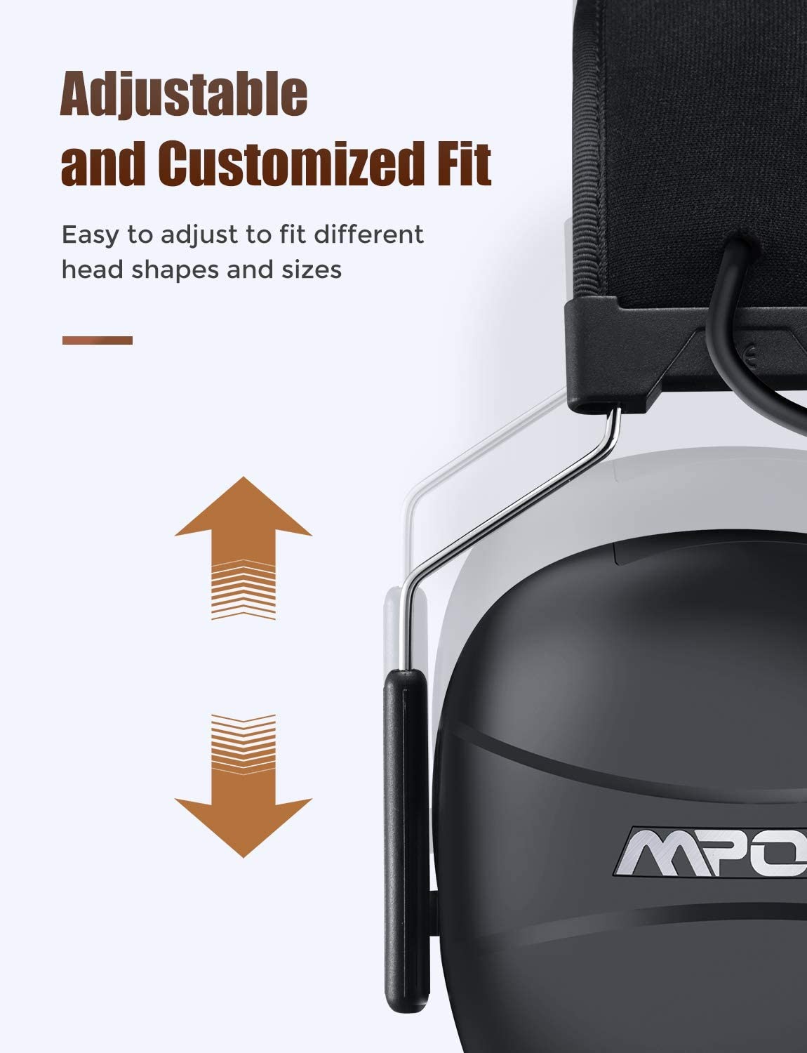 Mpow Bluetooth Ear Defenders Ear Protection EarMuffs Headphones Noise Reduction