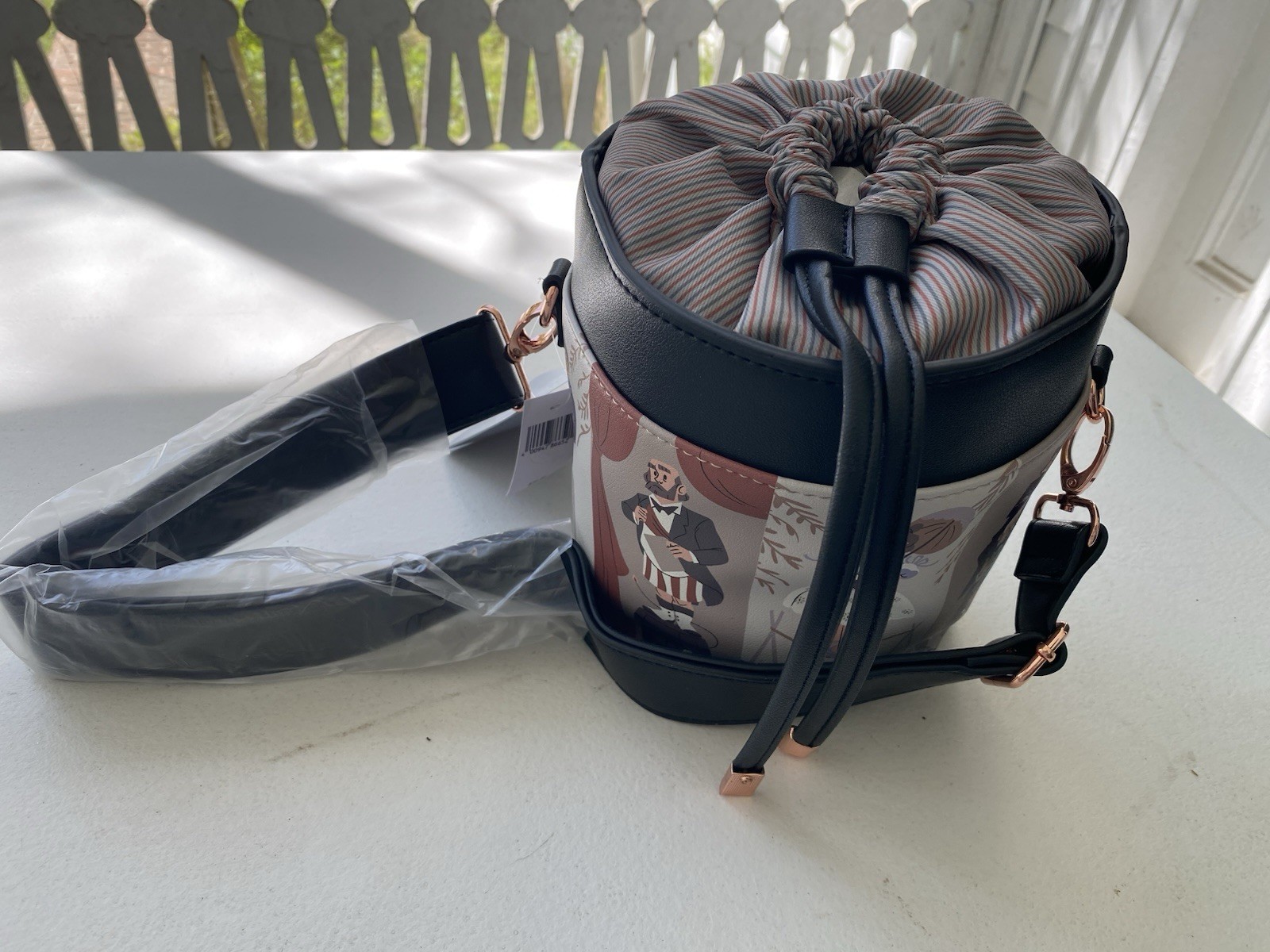 Disney Hat Box Haunted Mansion Purse Tote Bag