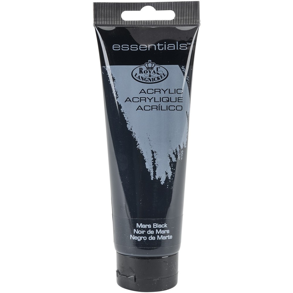 Essentials Acrylic Paint 4oz Mars Black