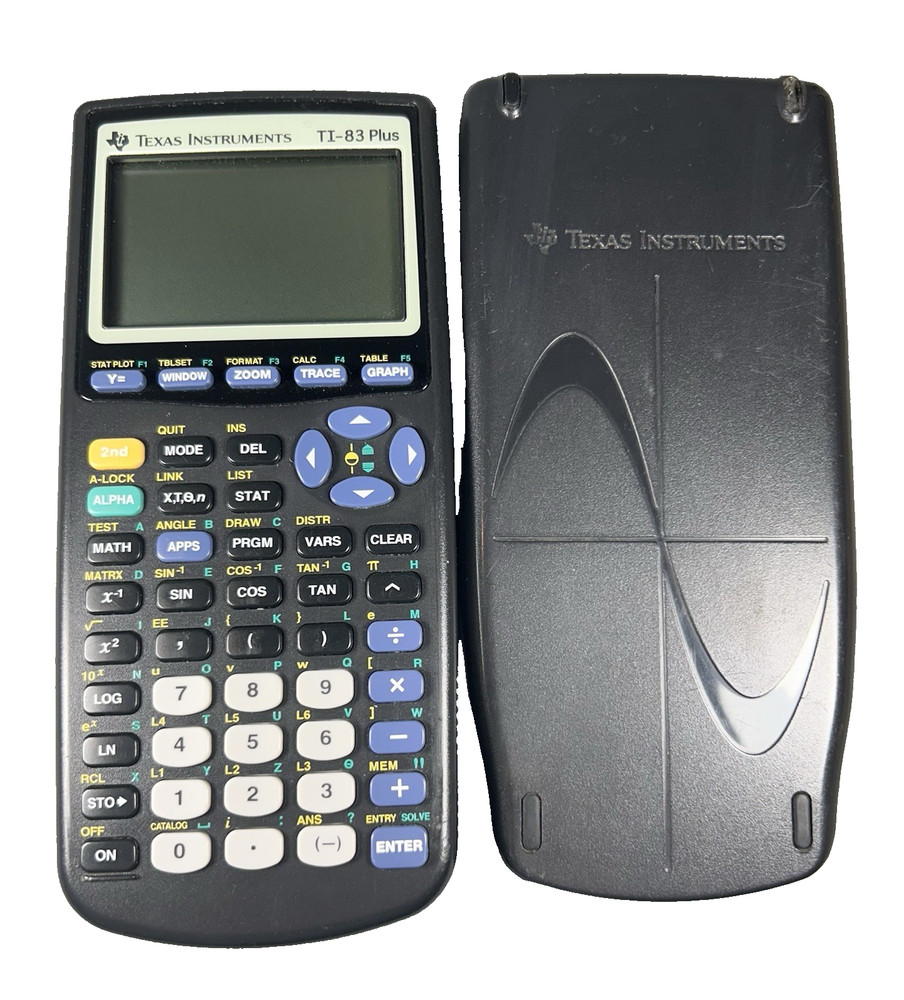 Texas Instruments TI-83 Plus Graphing Calculator Works Math School