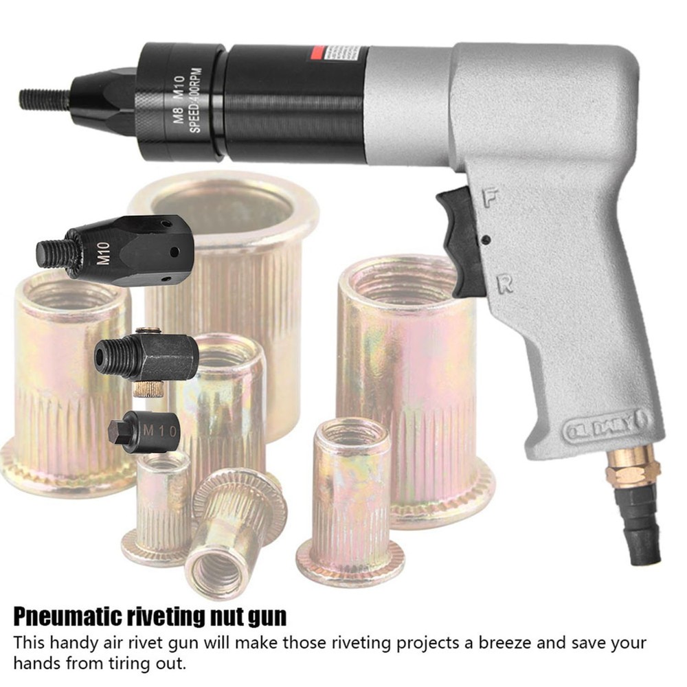 Pneumatic Riveting Pull Nut Automatic Air Riveter Nut Tool (KP-7323) New
