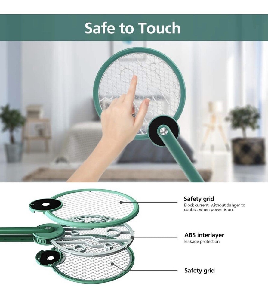 🌟USB Electric Bug Zapper Fly Swatter Racket, Pest Control For Insect Mosquitos