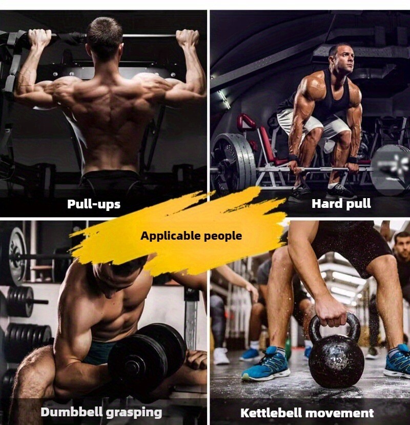 2PCS Fitness Squat Lifting Pull-Up Wrist Hook Strength Training Pull Power Hook