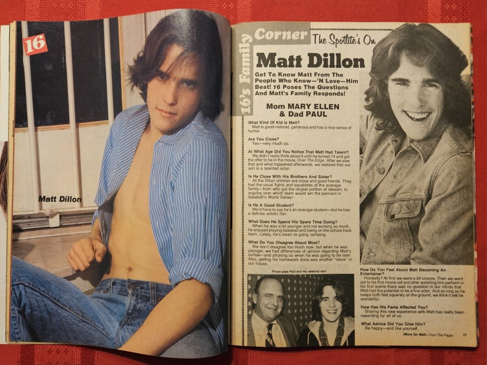 16 Magazine April 1981 KISS Peter Criss