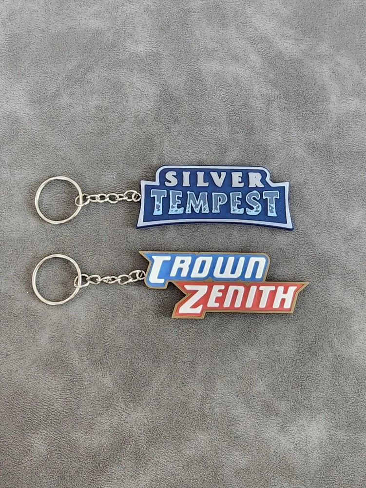Pokemon Sword & Shield Full Set Logo 3D Binder Pull Tags Label Keychains 19