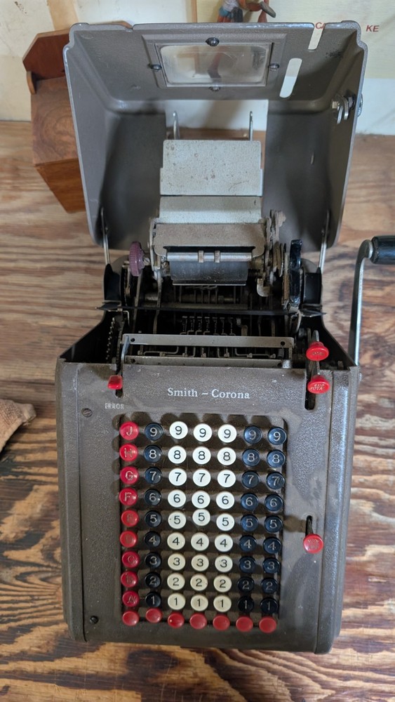 Vintage LC Smith & Corona Adding Machine Typewriter