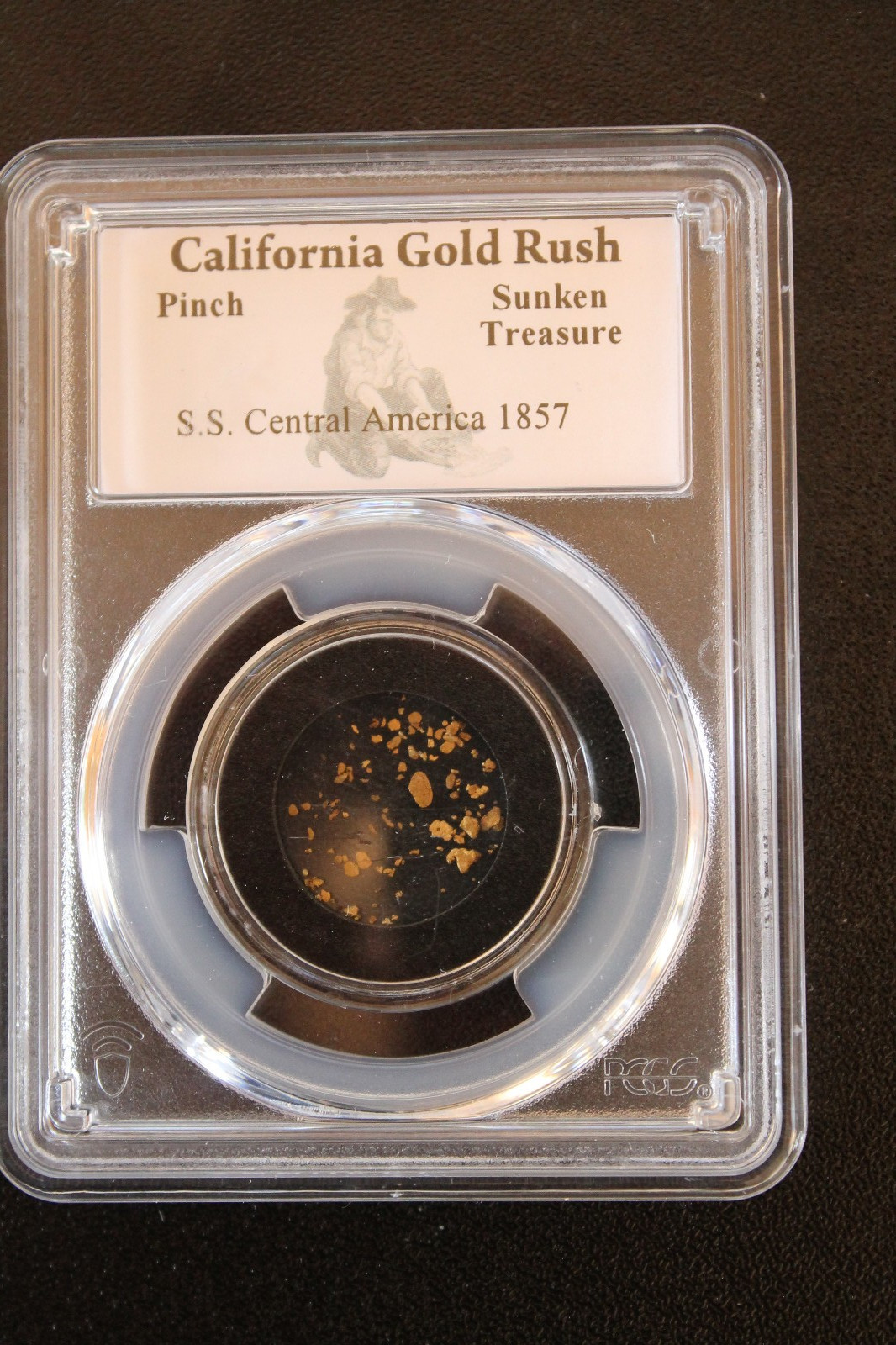 PCGS Mini Gold Nuggets 1857 S. S. Central America Ship Wreck - 1 Pinch Treasure