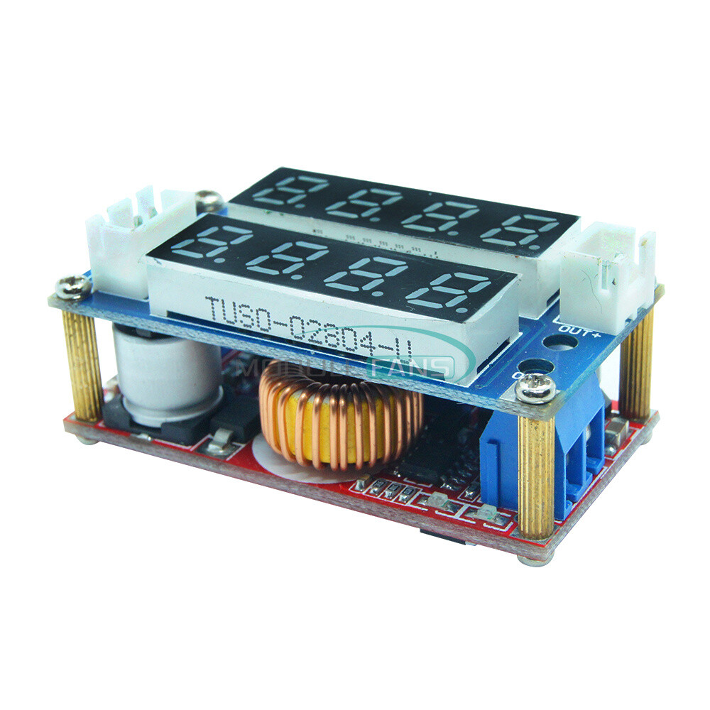 Adjustable 5A CC/CV Step down Charge LED Panel Voltmeter Ammeter Display Module