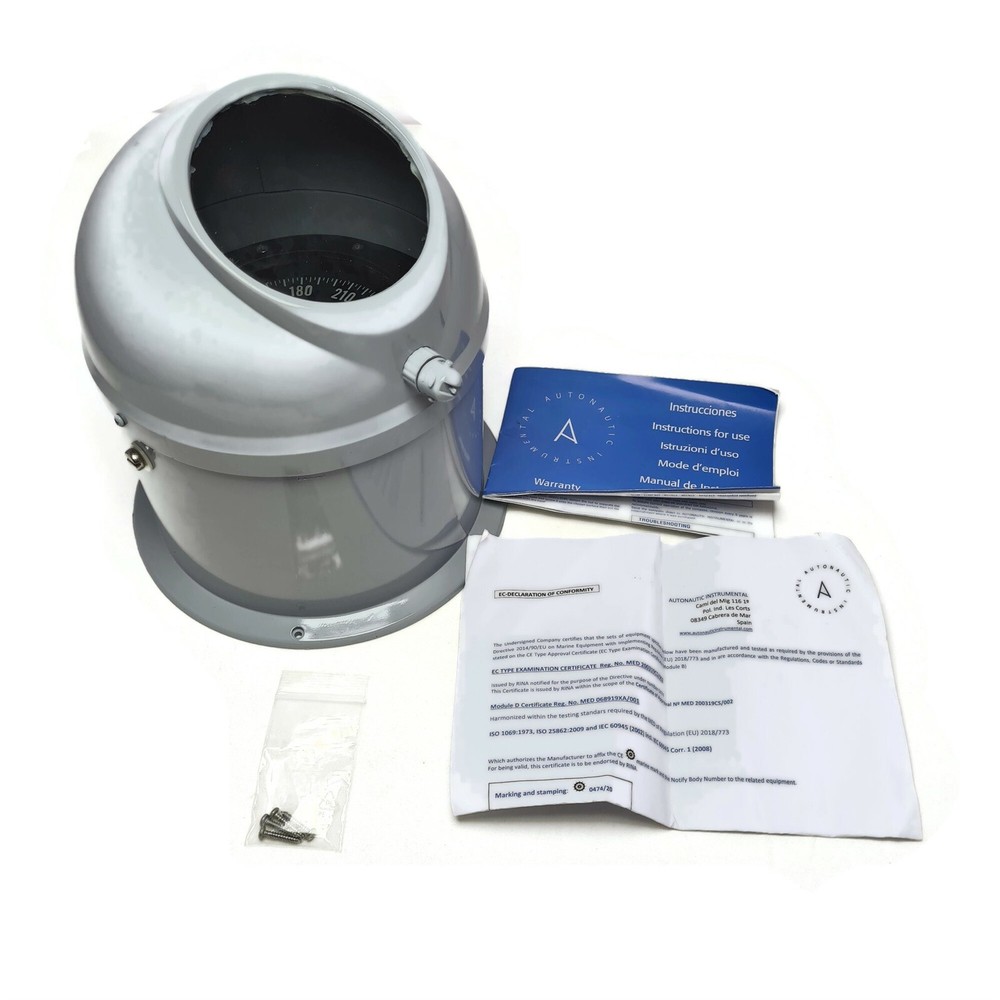 Autonautic Binnacle Mount Compass. Type CHH-0090. Made in Spain