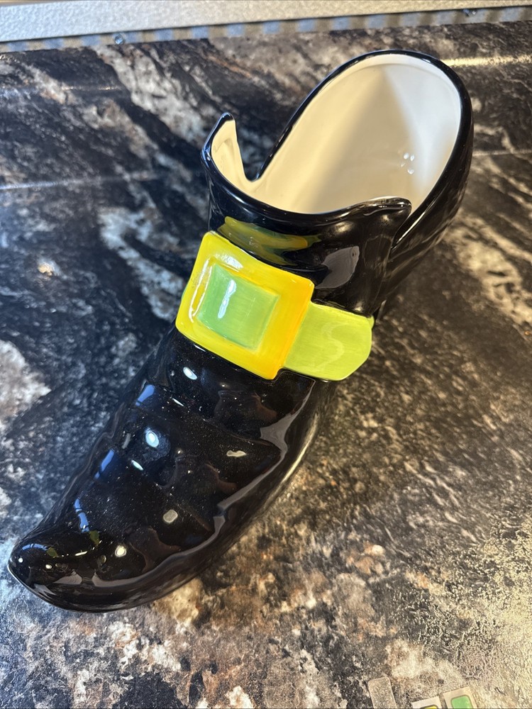 Halloween Witch Shoe Candy Dish