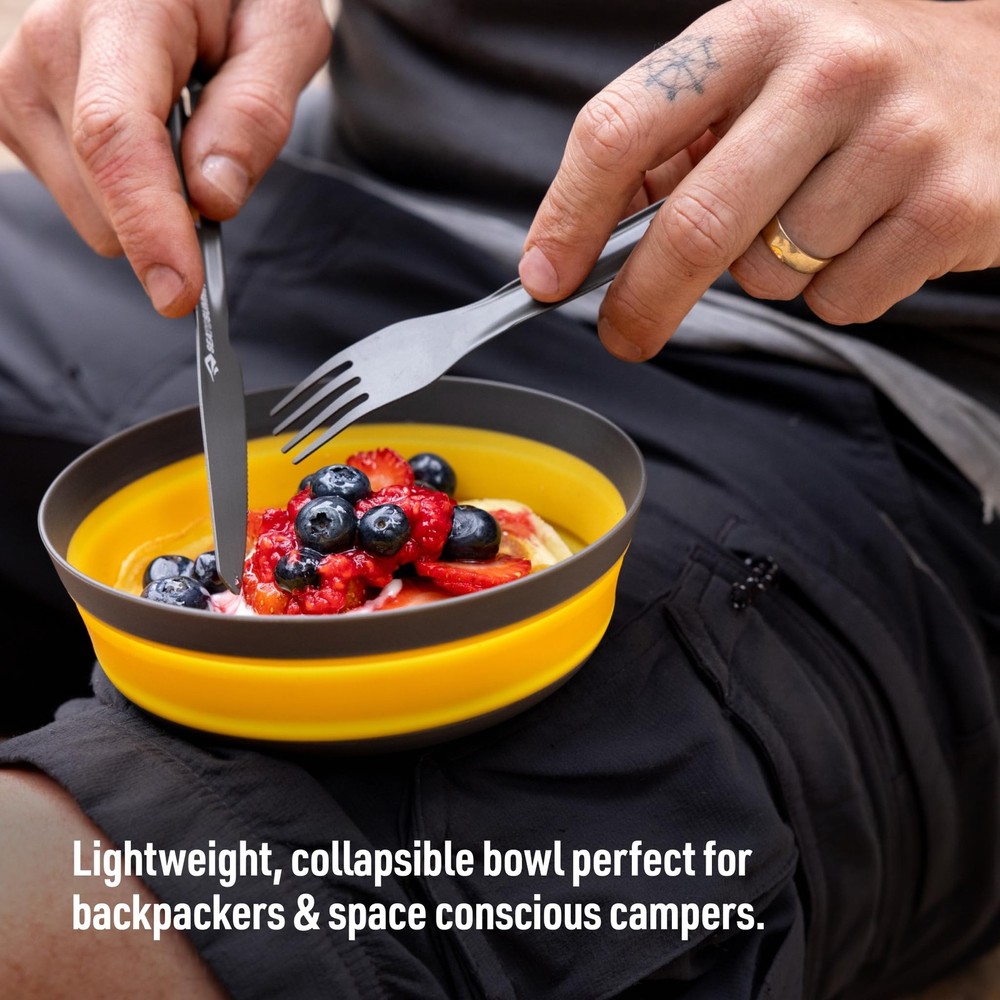 Collapsible Camping Bowls Medium 23Oz Lightweight Durable Backpacking Dishware