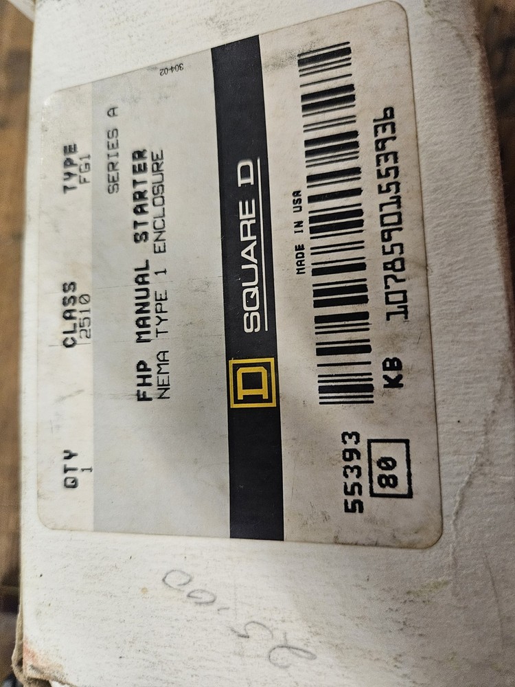 Square D Manual Power Switch 55393