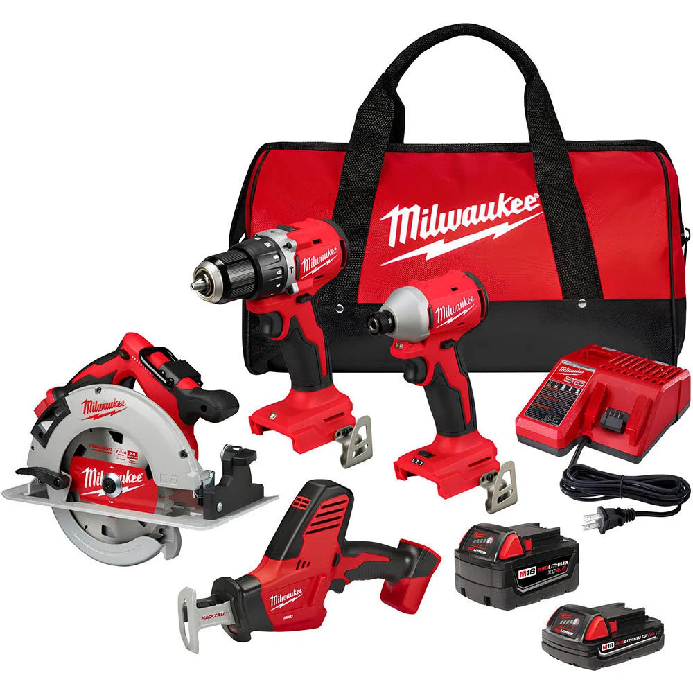 Milwaukee M18 4-Tool Combo Kit