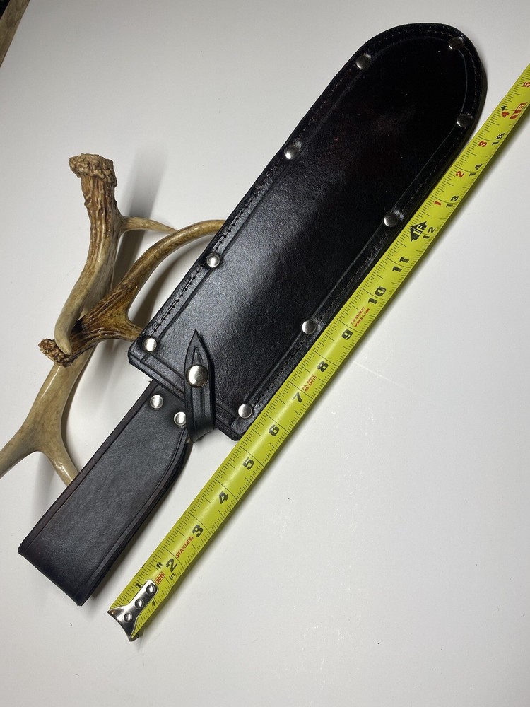 Custom Leather (USMC BRIDDELL )  Style Machete Sheath-USA Made!
