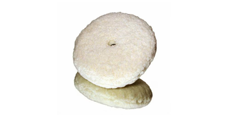 3M (05753) Perfect-It 100% Wool Compounding Pad, Double Sided, Quick Connect 9"