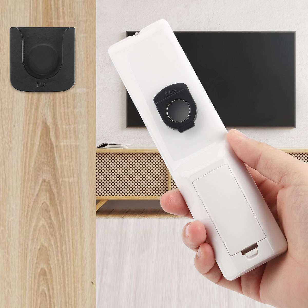 1/2/4PCS Remote Control Holder for Wall Magnetic Self-Adhesive Remote Organizer