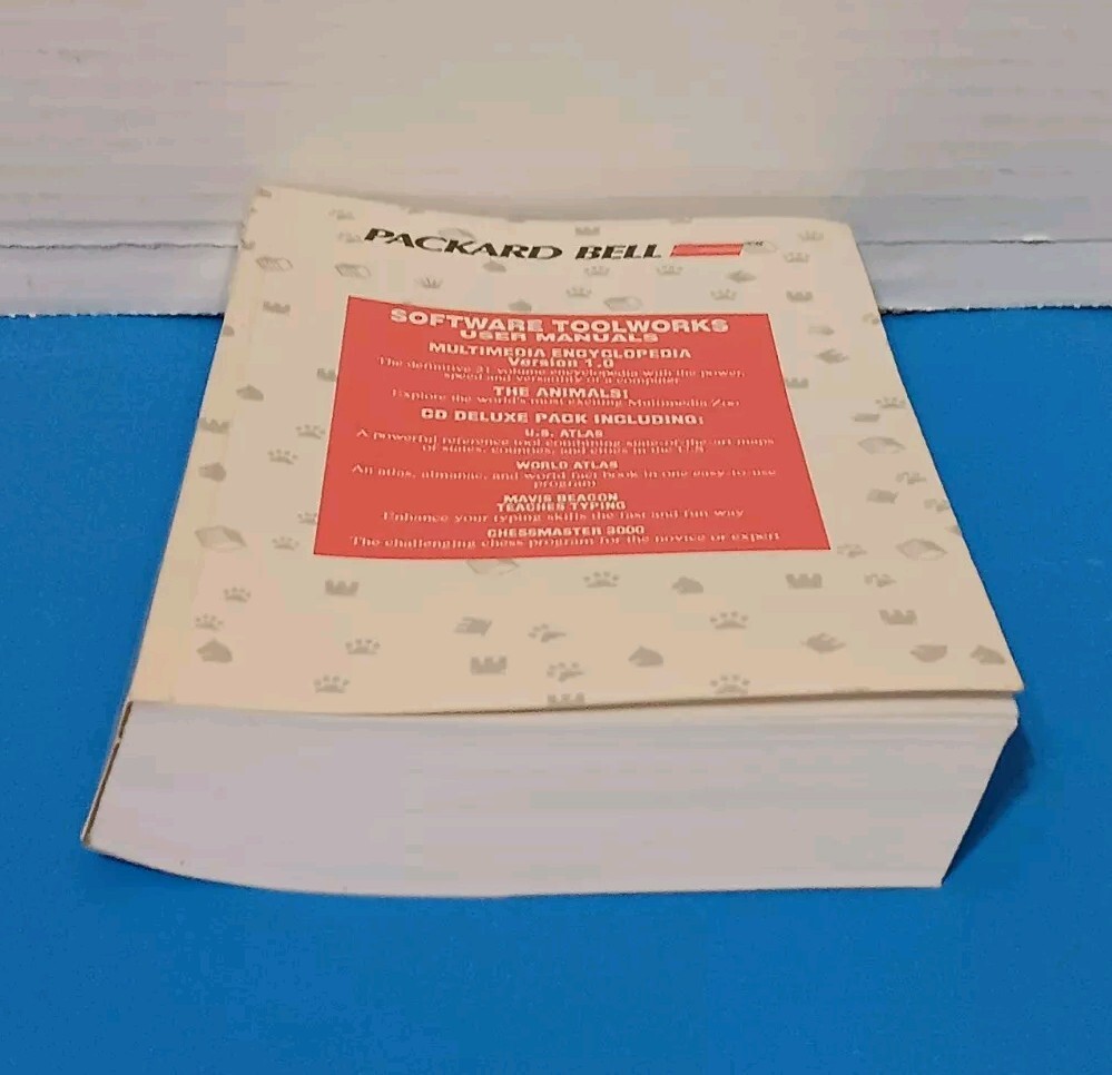 Heritage Computer Packard BELL User Manual 1992 Vtg Reference Guide