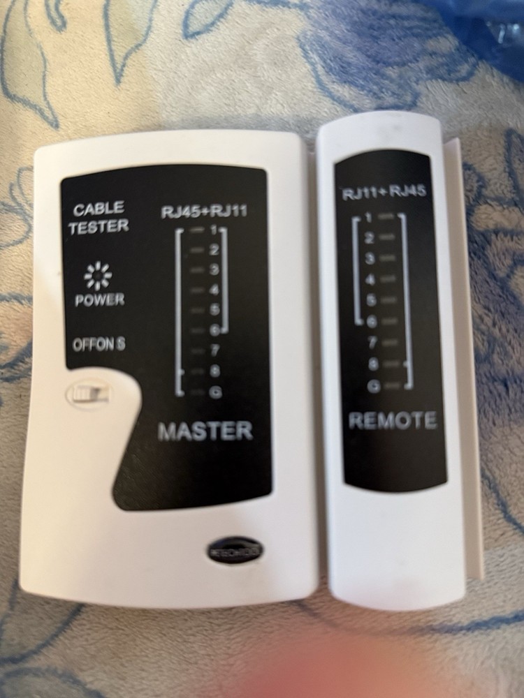 RJ 45+RJ11 Cable Tester Set