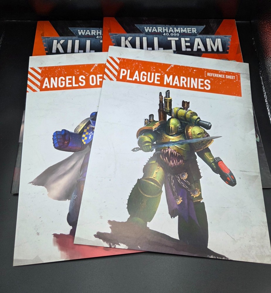 GW Warhammer Kill Team 40k Hivestorm Dossier, Starter book & Ref Sheets