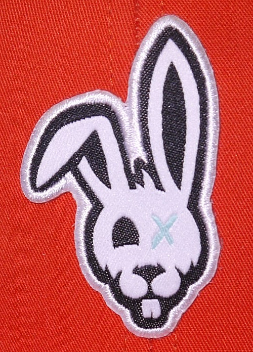 EUC Orange WAGGLE GOLF Rabbit Mesh Trucker Cap Hat