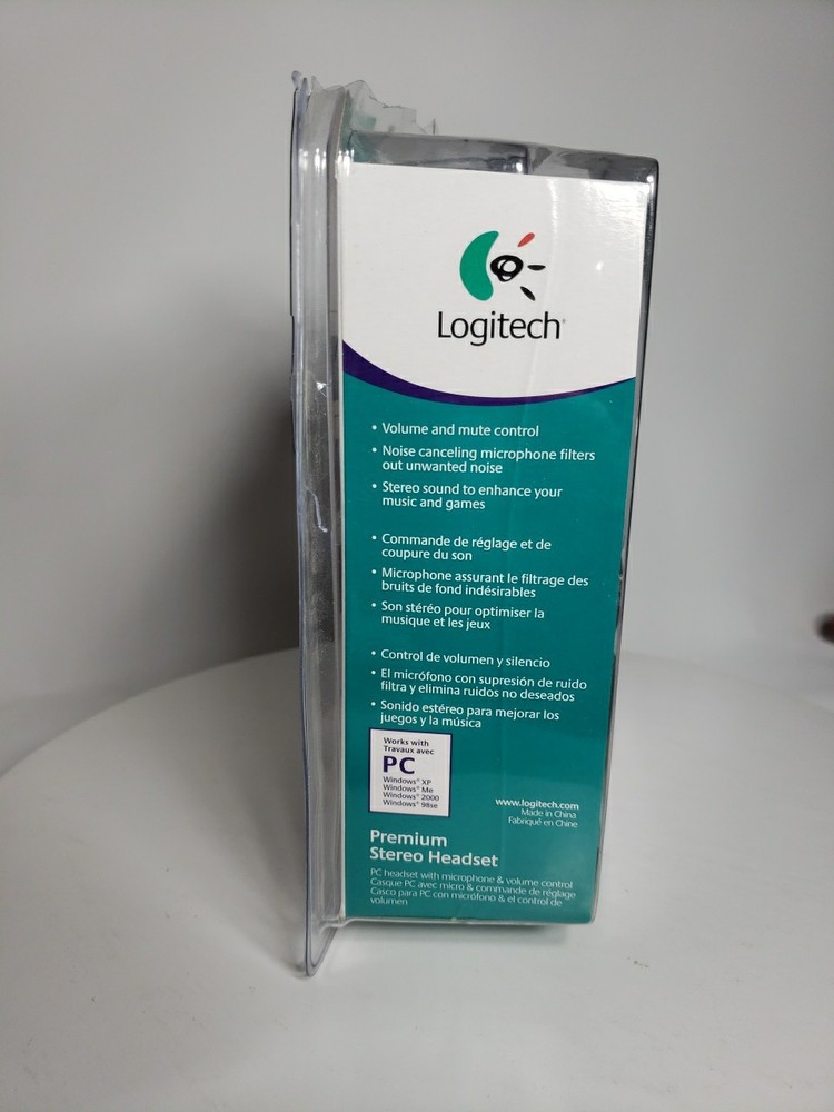 Opened Box Logitech Premium Stereo Headset # 980185-1403
