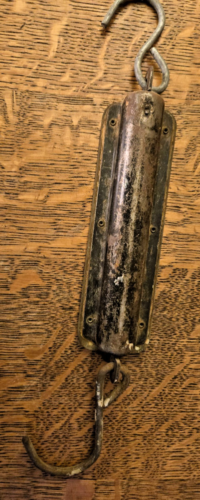 John Chatillon & Sons Type-100 Brass Scale 50lbs. 11" long