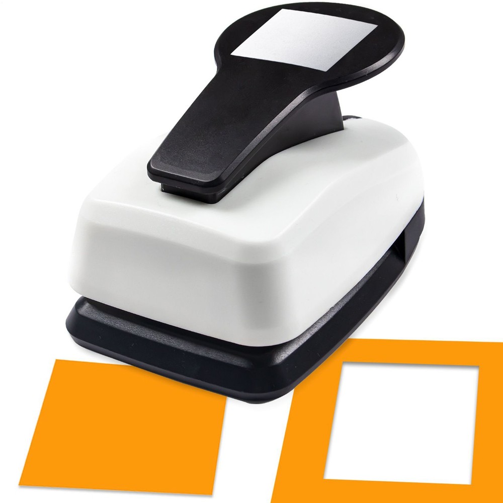 Square Embossing Tool With Perforation, Hole Maker Tool For Scrapbooking Card