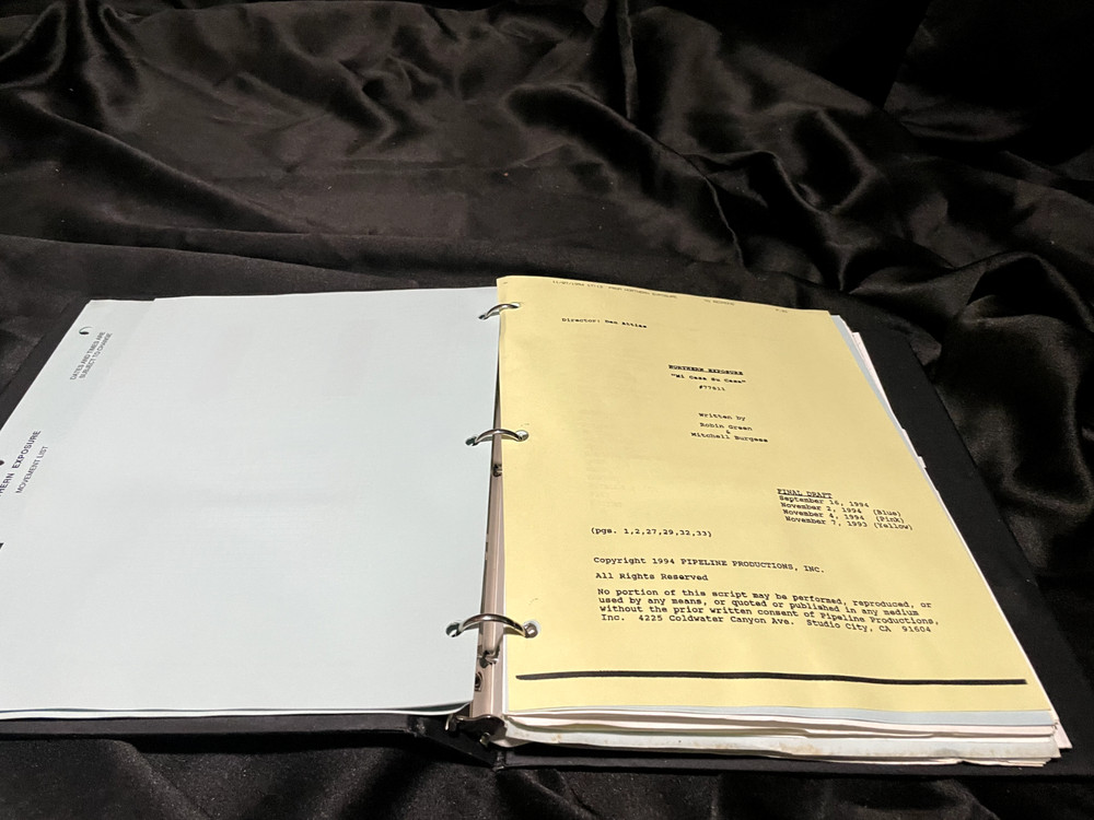 Northern Exposure Script with Cast Polaroids - Mi Casa, Su Casa