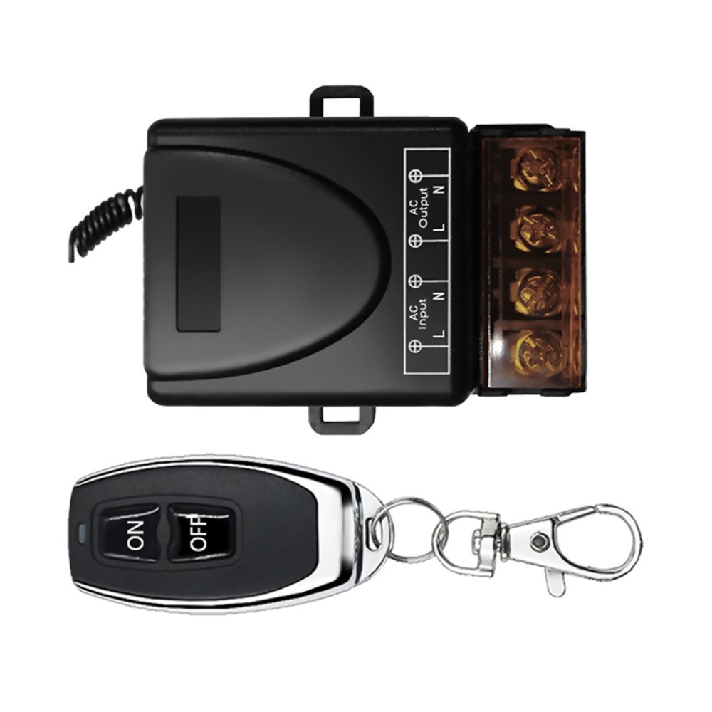 AC 90-220V Relay Wireless RF Smart Remote Control Switch Transmitter+ Receiver